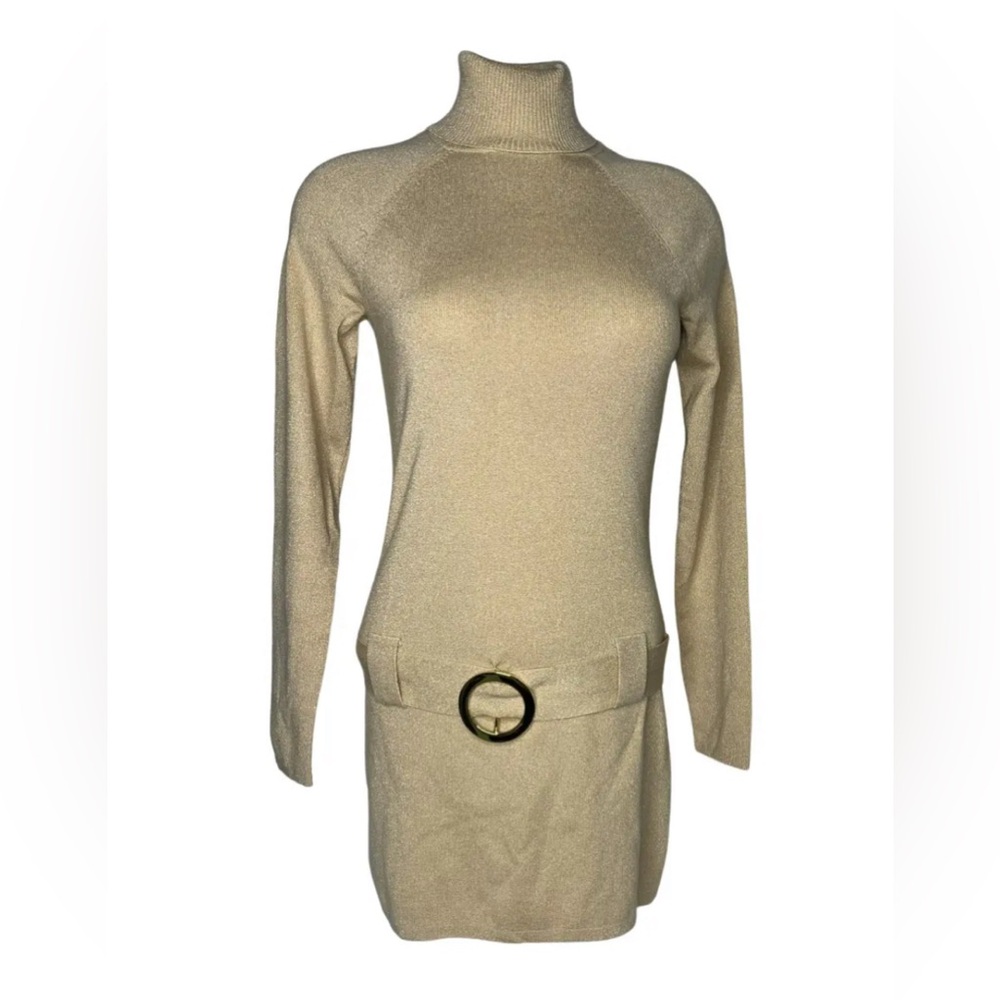 Vtg 70s inspired drop waist sweater dress - INC brand